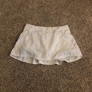 White Lulu Tennis Skirt